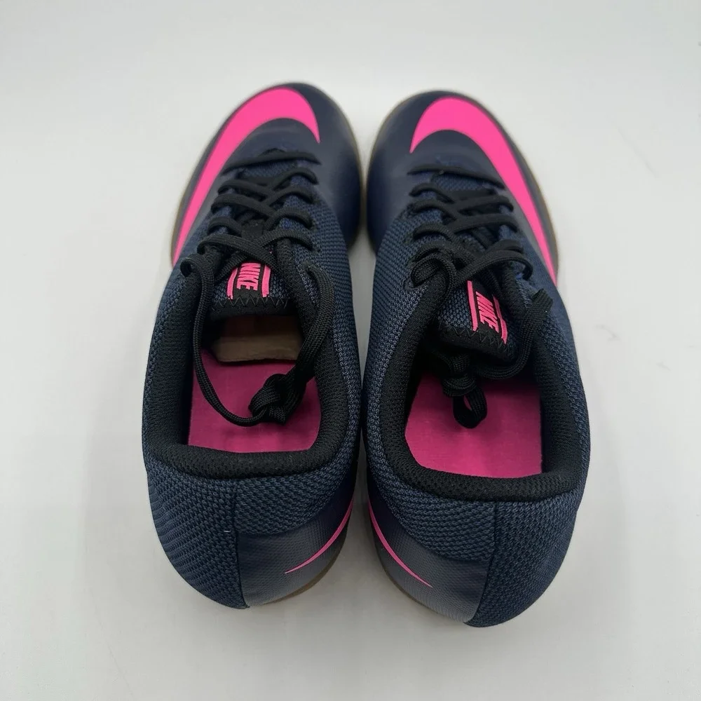 Nike Mercurial X IC Shoes Mens 12 Navy/Pink Blast Indoor Soccer‎ Turf 725244-446